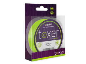 Delphin TOXER / fluo vert 0,12mm 5,2kg 150m Gray, Lime, Silver 0,12mm 5,2kg 150m