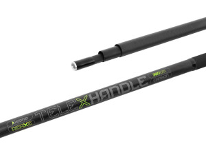 Manche d'épuisette Delphin REAXE TelexHANDLE 400cm Gray, Beige, Green, Silver 400cm