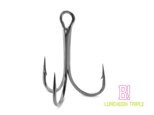 Delphin Hameçon triple B! LureHook TRIPLE / 6pcs 8 Silver, Gray, Gold 8