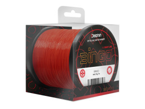 Monofil Delphin BINGO Matt / Rouge foncé 0,28mm 6,5kg 1200m Silver, Beige 0,28mm 6,5kg 1200m