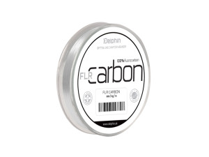 Delphin FLR CARBON - 100% fluorocarbone transp. 0,40mm 10,1kg 20m Silver, Black, Gray 0,40mm 10,1kg 20m