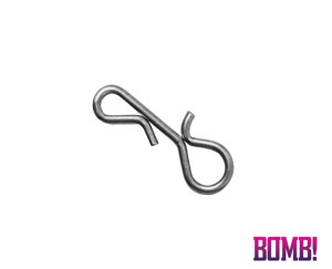 Delphin BOMB! Twisto SNAP / par 20 Gray, Beige, Red, Silver