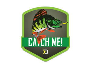 Autocollant Delphin CatchME! PERCHE 9x8cm Gray, Lime, Green, Silver 9x8cm