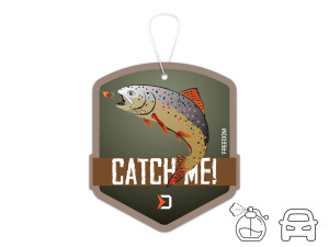 Parfums voiture Delphin CatchME! TRUITE Freedom Gray, Beige, Gold, Green Freedom