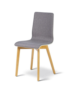 Premium - Krzesło do jadalni kuchenne drewniane nowoczesne bukowe Luka Soft W Deltachairs