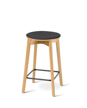 Premium - Taboret hoker krzesło barowe do wyspy drewniane 55, 60 65 73 cm Deltachairs