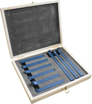 Guede Outils de précision - tour à métaux - 9 pièces - 12 x 12 mm