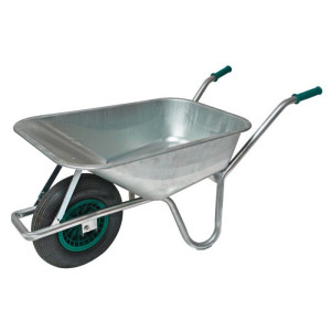 Dema Brouette professionnelle 85 L galvanisée pneu Ø 380 mm