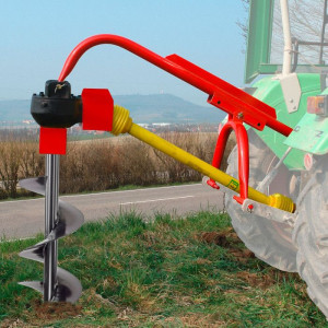 Dema Tarière 3 points - 350 mm (14") pour tracteur Cat. 1