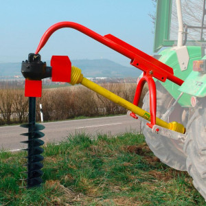 Dema Tarière 3 points - 220 mm (9") pour tracteur Cat. 1