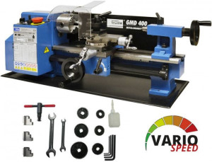 Guede Mini tour à métaux GMD 400