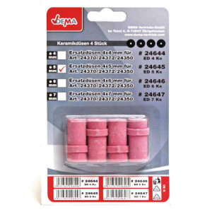 Dema Buses 5 mm céramique pour cabine de sablage 90-220-340 L 4 pièces