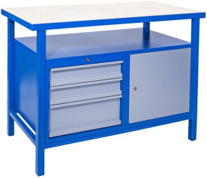Guede Etabli P 1200 SLT - 120 x 60 cm - 1 porte - 3 tiroirs