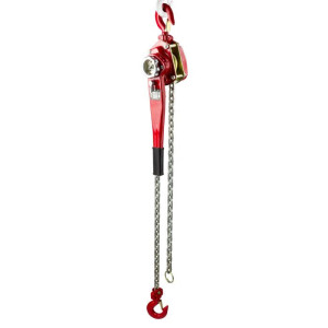 Dema Palan à chaîne 1,5 T chaine 2 M corps 630 mm cliquet réversible acier