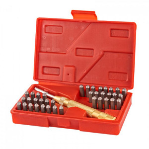 Dema Chiffres et lettres à frapper - Set complet 38 pièces