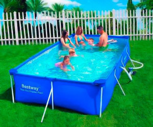 Dema Piscine hors sol rectangulaire 399 x 211 x 81 cm