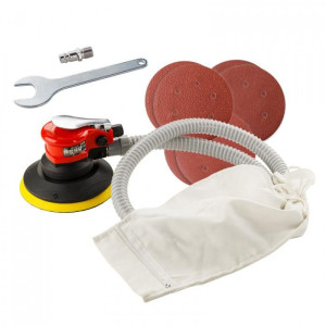 Dema Ponceuse orbitale rotative excentrique pneumatique avec accessoires
