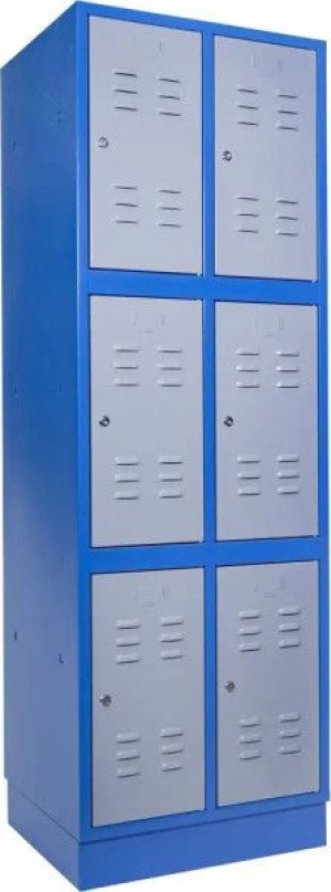 Guede Vestiaire casier métallique - Armoire 6 compartiments de type 6F