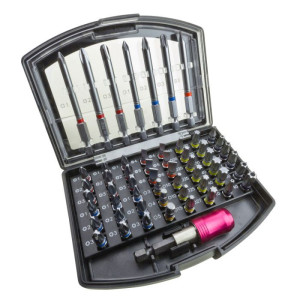 Dema Embouts de vissage et porte embout Coffret 56 pièces