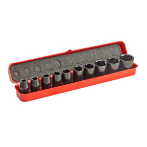 Dema Douilles pour clé à choc ½" 9-27 mm - 10 pièces