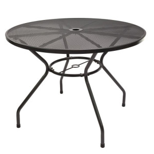 Dema Table ronde en métal maillé "Los Angeles" ø 100 cm
