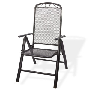 Dema Chaise de jardin en métal maillé avec dossier inclinable "Chicago"