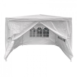 Dema Tonnelle / Pavillon avec 4 côtés munis de fenêtres 290 x 290 x 245 cm