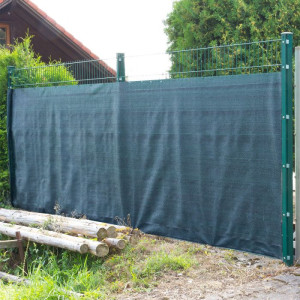 Dema Brise vue pour clôture 1,5 x 25 m de couleur verte