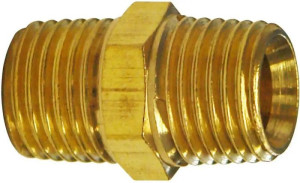 Guede Raccords double mamelon 1/4" AG - 3/8" AG - 2 pièces
