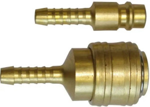 Guede Raccord rapide et raccord cannelé pour tuyau air comprimé diam 6 mm