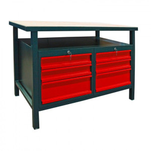 Guede SRO Etabli 120 cm 6 tiroirs