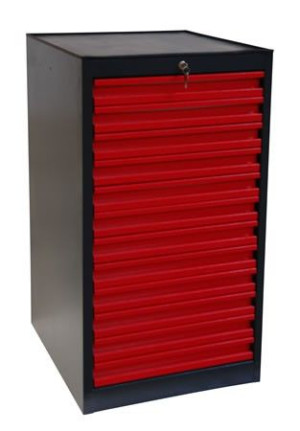 Guede SRO Armoire servante d'atelier 12 tiroirs