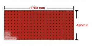 Guede SRO Panneau porte outils 1700 mm rouge