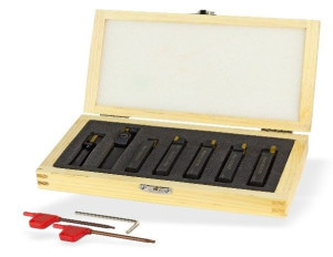 Dema Outils au carbure pour tour à métaux 7 pièces 8 x 10 mm