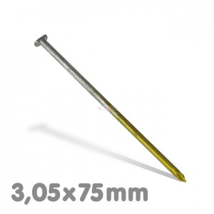 Dema Clous pour cloueuse D18556 - 3,05 x 75 mm - 34°