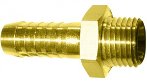 Guede Raccord cannelé - Embout pneumatique 9 mm 3/8" AG - 2 pièces