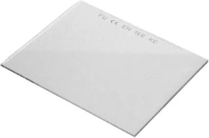 Guede Lentille de verre pour bouclier de soudure - 90x110 mm - transparent
