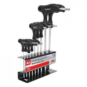 Dema Lot de 9 clés TORX poignées en "T" 280 mm Chrome Vanadium outillage