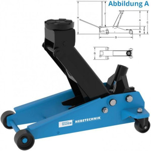 Guede Cric rouleur 3 tonnes GRH 3/470