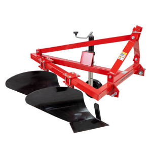 Dema Charrue simple 2 socs pour tracteur - Attelage 3 points catégorie 1