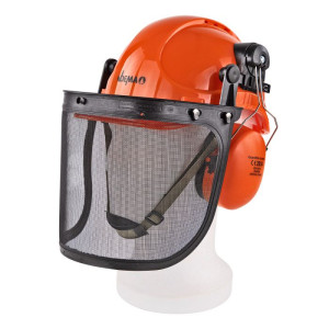 Dema Casque Forestier DFK3 -Protection Normes CE EN397 - EN352-3 - EN1731