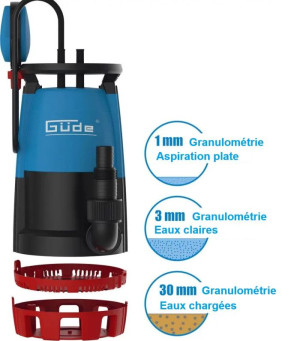 Guede Pompe combinée 3 en 1 GS 751 - eaux chargées et eaux claires