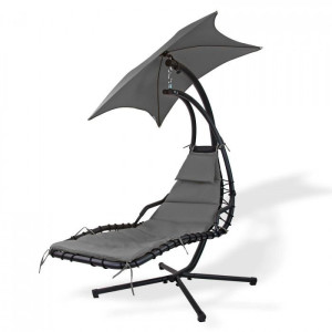Dema Fauteuil suspendu avec support "Orlando" - Gris