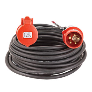 Dema Rallonge électrique H07RNF - 15 m - 16A - 5 x 1,5 mm² - 380 V