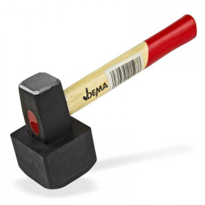 Dema Massette avec embout caoutchouc amovible pour pavés - 1000 g