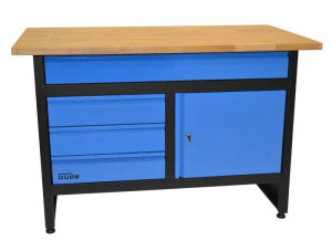 Guede Etabli GW 3/1 - 120 x 60 cm - 1 porte - 4 tiroirs