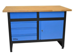 Guede Etabli GW 5/1 - 120 x 60 cm - 1 porte - 5 tiroirs