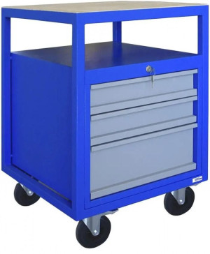 Guede Etabli mobile - Servante P 600 S - 57 x 60 cm - 3 tiroirs