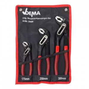 Dema Lot de 3 pinces multi-prises - bricolage atelier