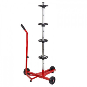 Dema Support de rangement mobile pour pneus / jantes "Monza" avec housse
